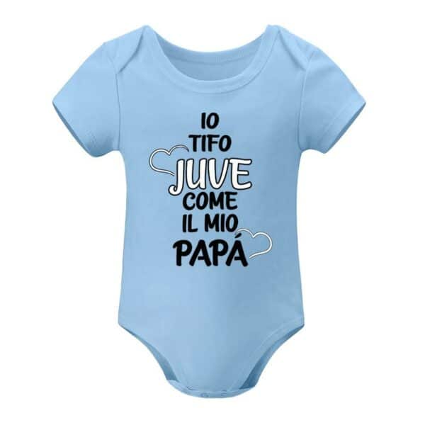 Baby Bodysuit Io tifo Juve come il mio papà | Juventus - Image 9