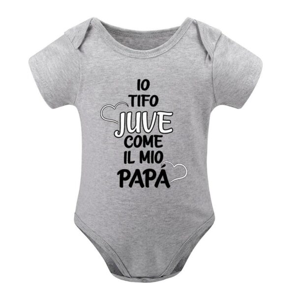 Baby Bodysuit Io tifo Juve come il mio papà | Juventus - Image 10