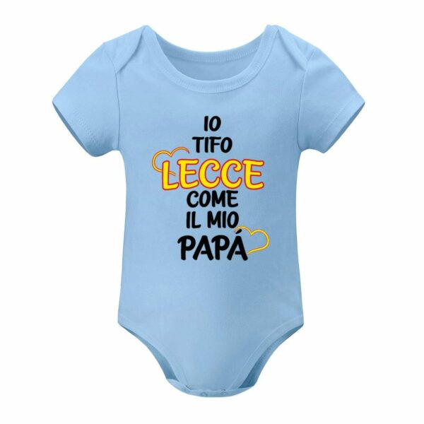 Baby Bodysuit Io tifo Lecce come il mio papà | - Image 8