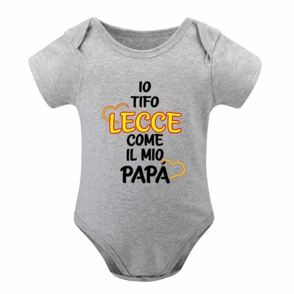 Baby Bodysuit Io tifo Lecce come il mio papà | - Image 9