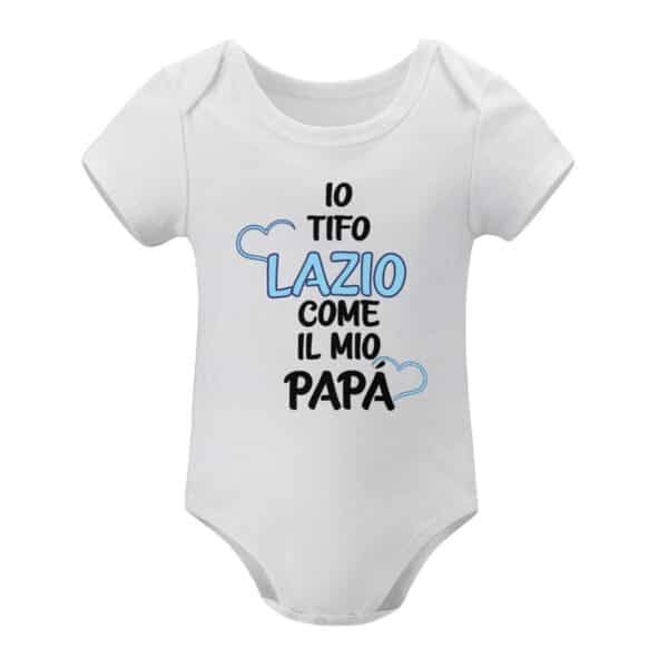 Baby Bodysuit Io tifo Lazio come il mio papà |