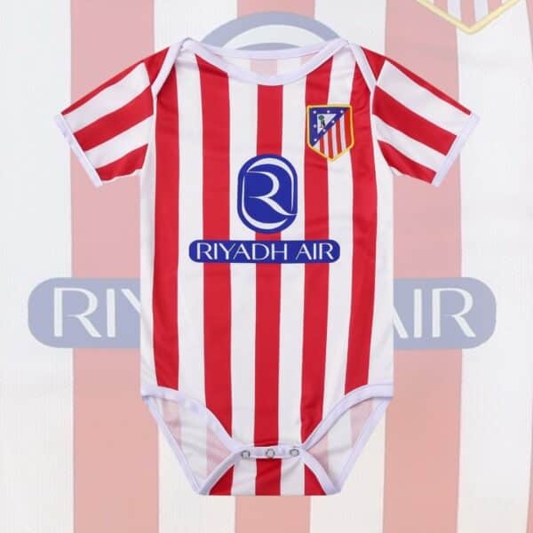 Baby Bodysuit Atletico Madrid Home Kit 2025/26