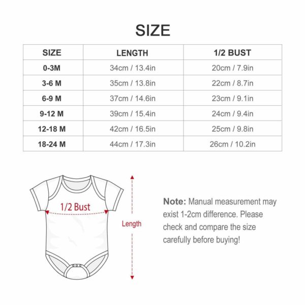 Italy Baby Romper – Italian Flag & Landmarks Bodysuit –  Baby Gift - Image 8
