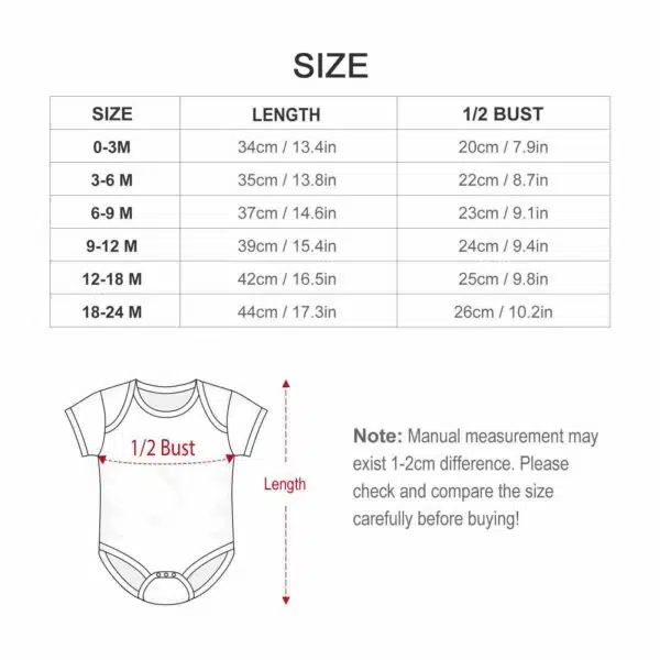 Italy Baby Romper – Italian Flag & Landmarks Bodysuit –  Baby Gift - Image 8