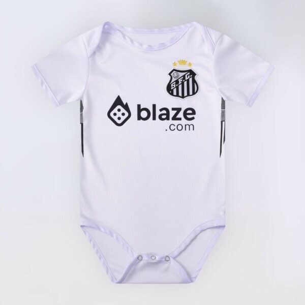 2025/26 Baby Bodysuit Santos Futebol Clube Home Kit