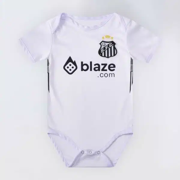 2025/26 Baby Bodysuit Santos Futebol Clube Home Kit