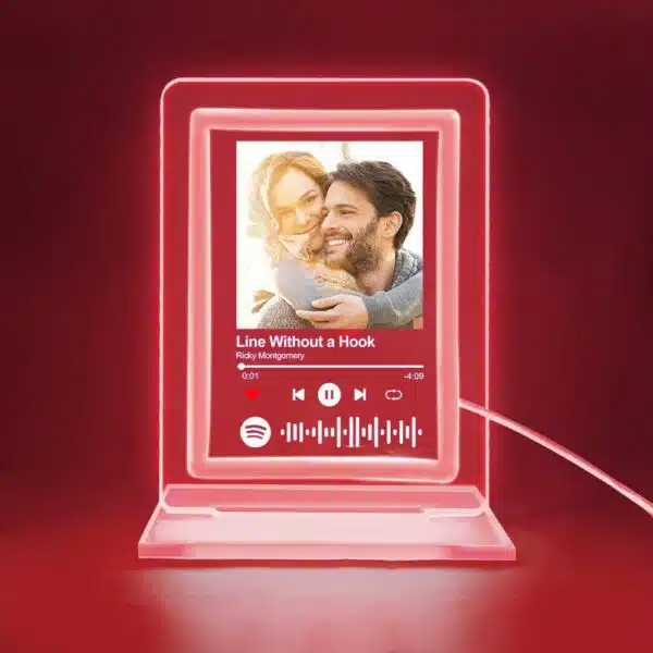 Custom Spotify Night Light Personalized Music Plaque| Custom Night Light as Valentines Day Gift - Anniversary gift - Romantic gift - Image 8