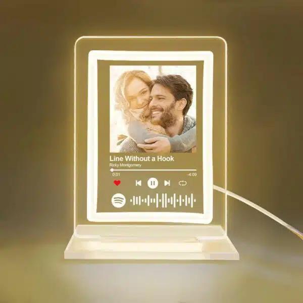 Custom Spotify Night Light Personalized Music Plaque| Custom Night Light as Valentines Day Gift - Anniversary gift - Romantic gift - Image 9