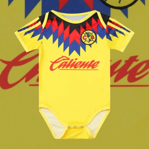 Club América Baby Bodysuit / Baby Jersey – Home Kit 2025/26 – Liga MX - Bebe Jumpsuit – Regalo Bebé Soccer Gift