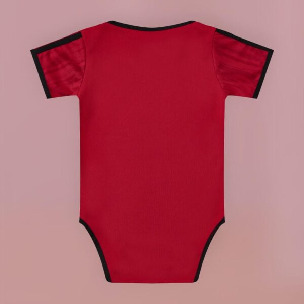 Custom  Baby Bodysuit Manchester United Home Kit 2025/26 - Image 2